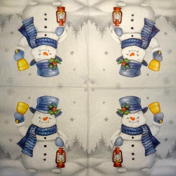054 Snowman - 3-ply - Ambiente